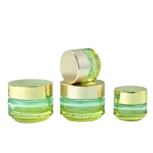 Fashionable Round Glass Jar 15g 50g