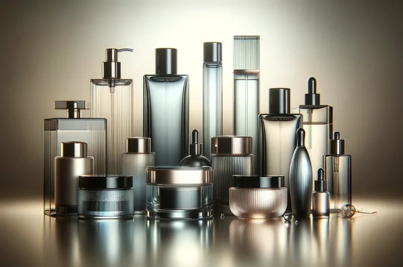 custom glass beauty packaging
