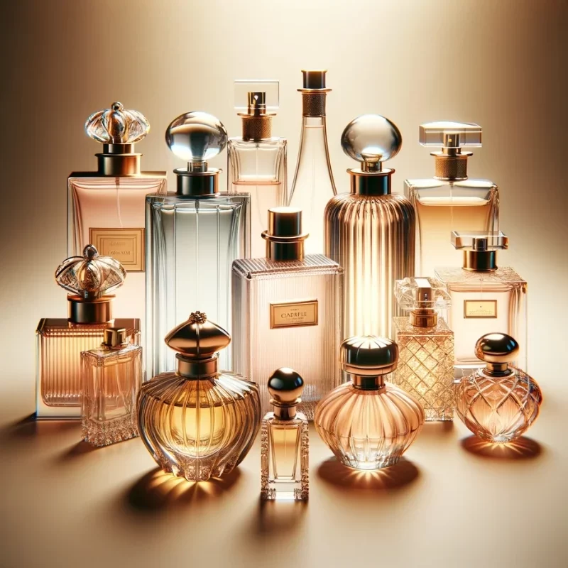 Premium glass perfume bottles