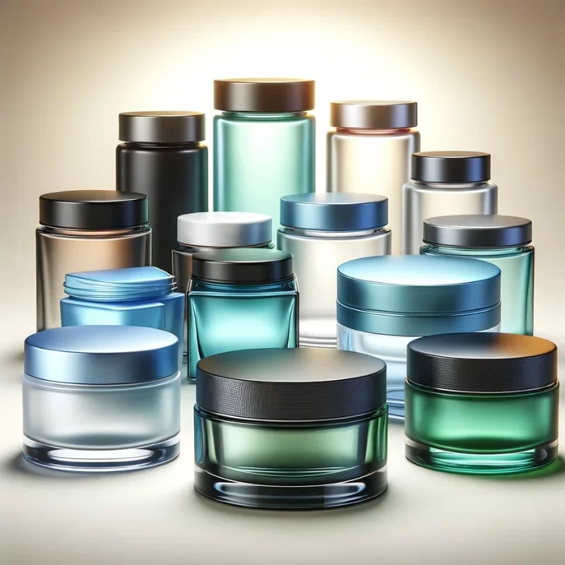 premium glass jar packaging